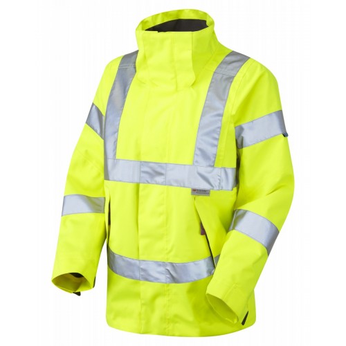 Leo Workwear Rosemoor Class 3 Yellow Ladies Breathable Jacket